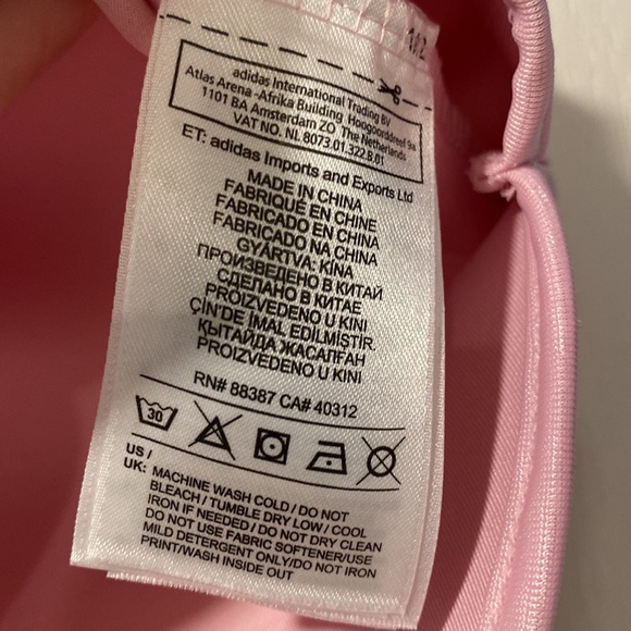 Adidas L Pink Scuba Shorts - Picture 9 of 10